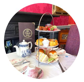 Afternoon Tea at Old Music Shop Restaurant in Dublin City Centre